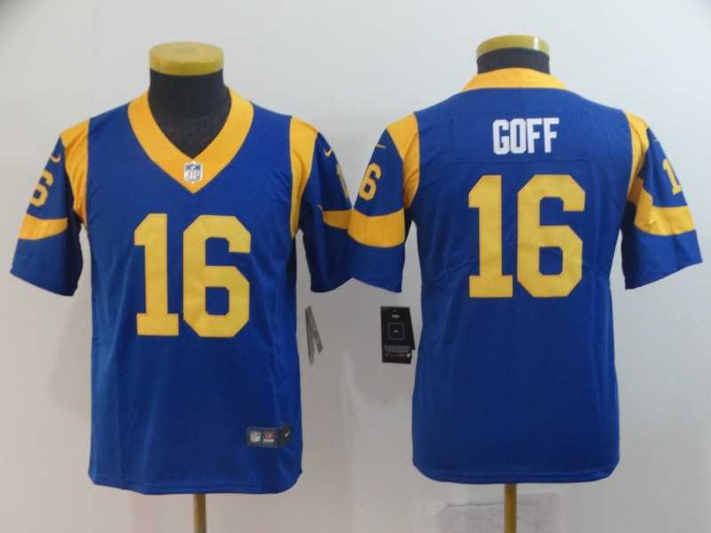 Youth Nike Rams 16 Jared Goff Royal Vapor Untouchable Limited Jersey,We sell and wholesale Youth Nike Rams 16 Jared Goff Royal Vapor Untouchable Limited Jersey on line form chian!